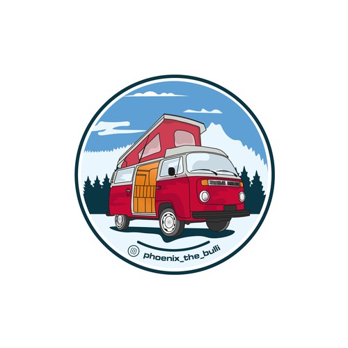 vw bus t2 logo