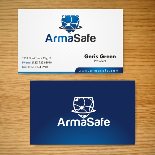 Arma Safe needs a new logo and business card