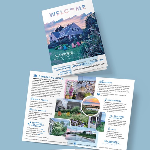 Welcome letter for Bed and Breakfast Hotel.