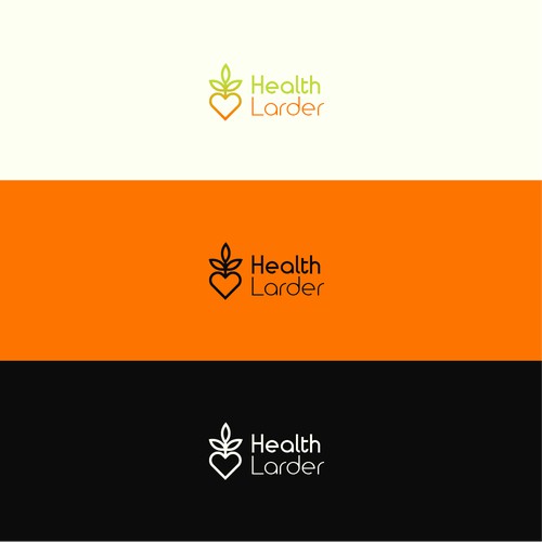 Logo concept for health & nutrition business