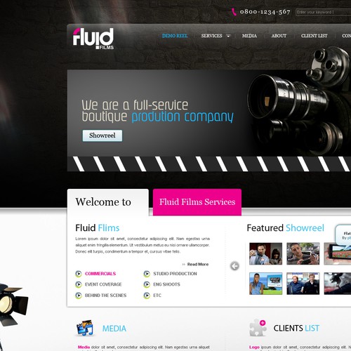 WEB SITE DESIGN _ Fluid Films Productions Inc