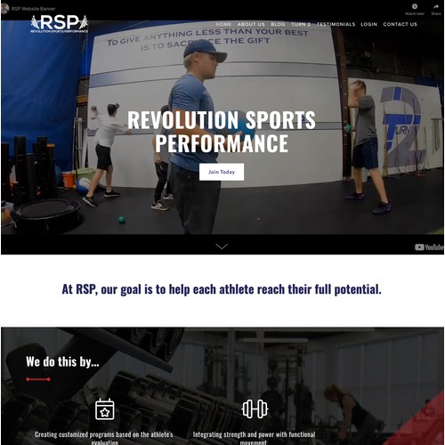 Exciting Fitness Performance Modern Redesign
