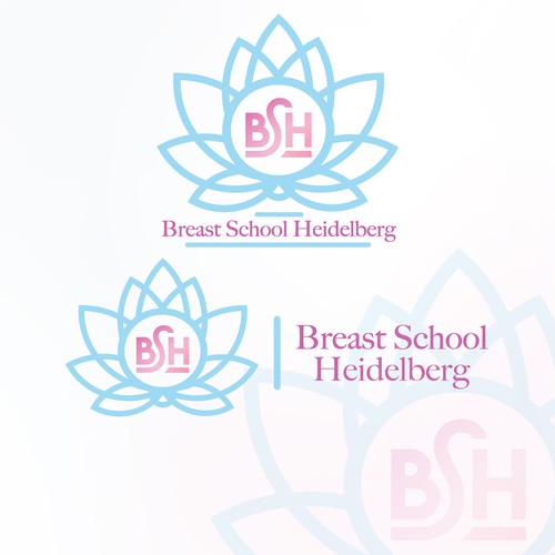 Elegant Blue Lotus logo