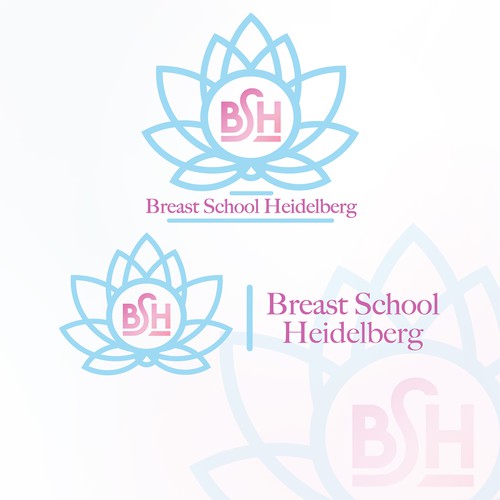 Elegant Blue Lotus logo