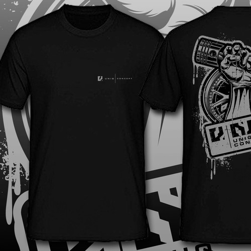 t shirt design for uniq concept