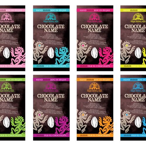 Mayan Monkey Mijas - Chocolate Factory - Product Packaging