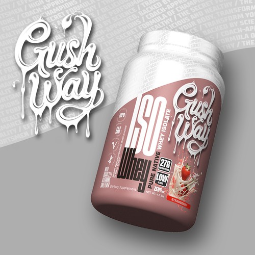 Urban Brand Identity and Dynamic Label for "Crush Way" ISO Whey