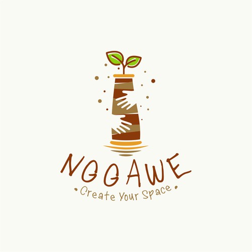 Minimalist logo for Nggawe