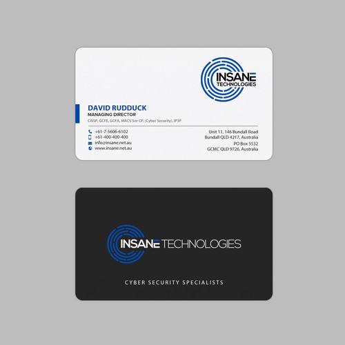 Business Card design for Technology business