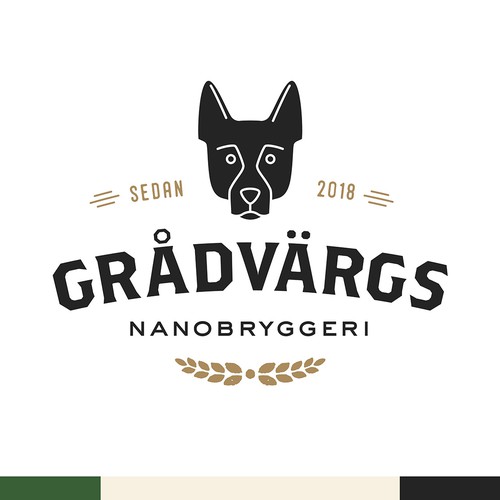 Logo design for a nano brewery in Sweden.