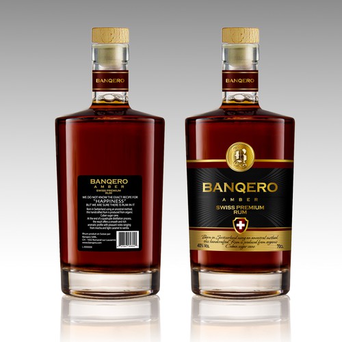 Swiss Rum Label
