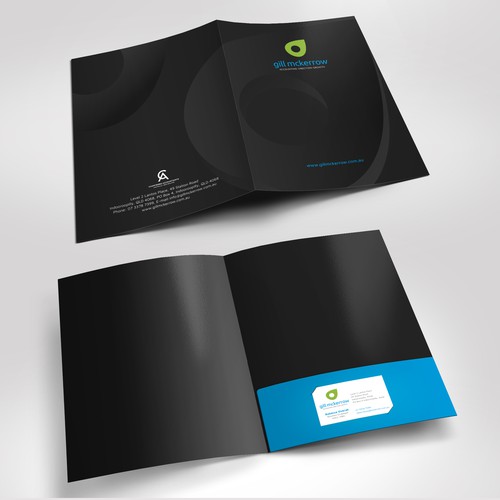 Presentation folder design