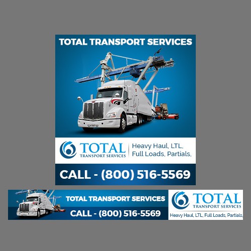 Banner Ad for Freight Transport Website