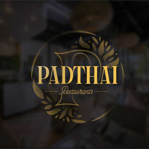 Luxurious logo for asian food restaurant