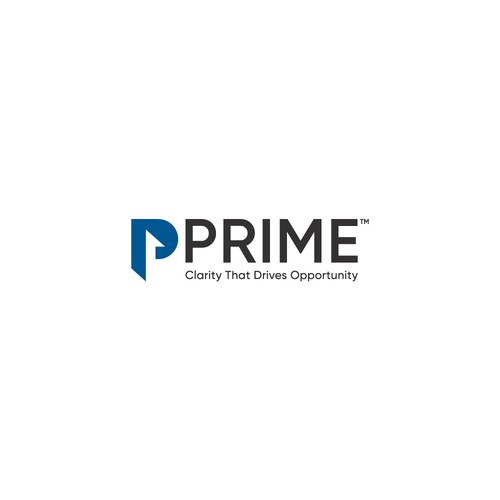 Prime letter p logo