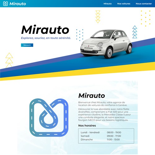 Mirauto - Car Rental Company Website with Booking System