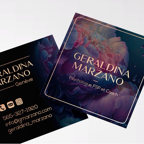 Square business card