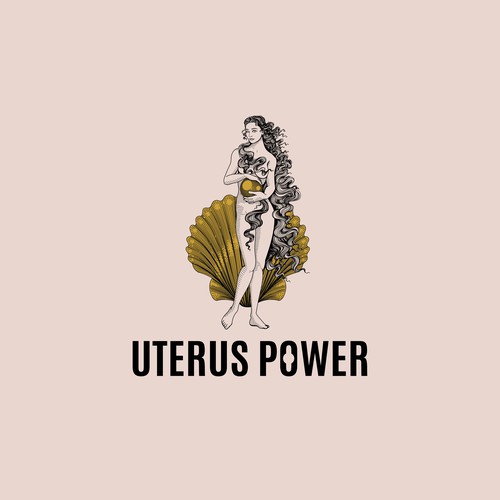 Uterus Power logo design