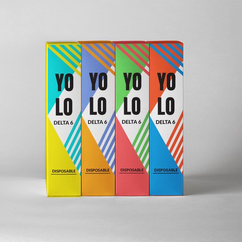 Bold and colorful packaging design