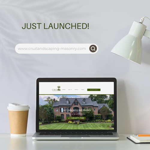 Website Design for Cruz Landscaping