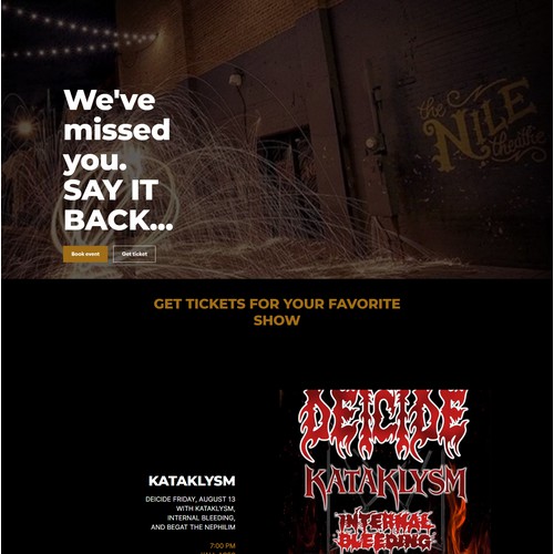 SQUARE ONLINE STORE | Design for The Nile Theater