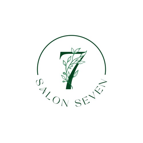 Logo design for peaceful hair salon