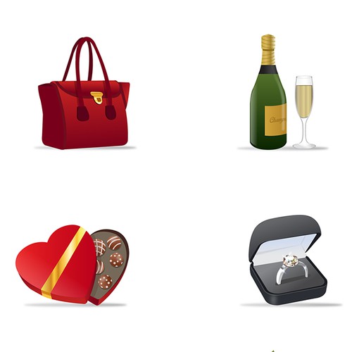 Dating Site Gift Icons