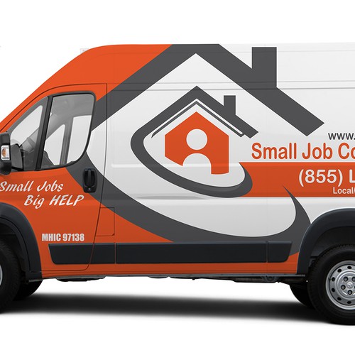 Contractor Van Wrap