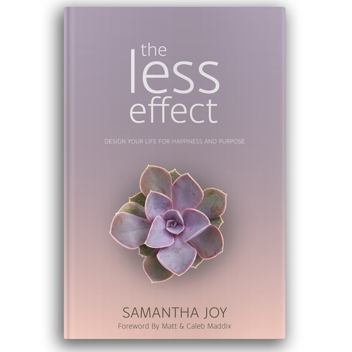 Minimalist, dimensional book cover proposal