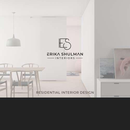 Logo concept for Erika Shulman Interiors