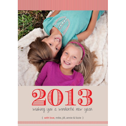 Picaboo 5" x 7" Flat New Year's Cards (will award up to 25 designs!)