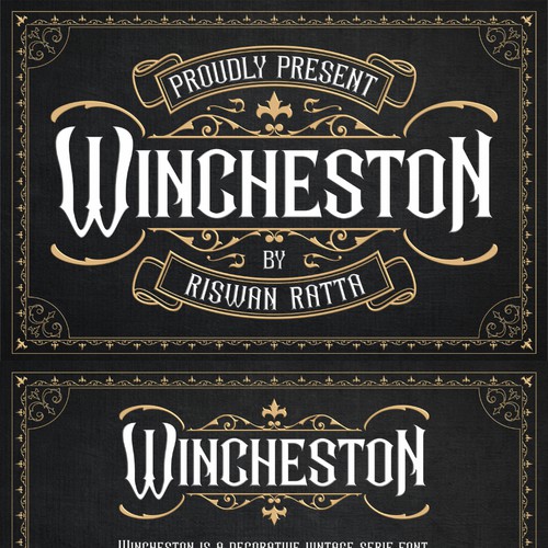 Wincheston | Vintage Luxury Display Font