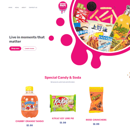 New Exotic Soda and Snack of Square online store