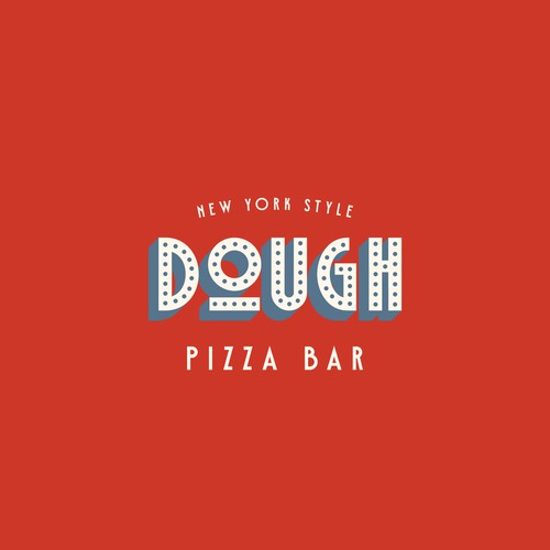 A retro logo for a new pizza joint