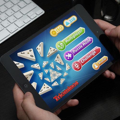 **GUARANTEED** Create UI for Triangular Dominos iPad Game