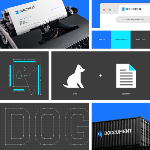 D + Paper Logo Design