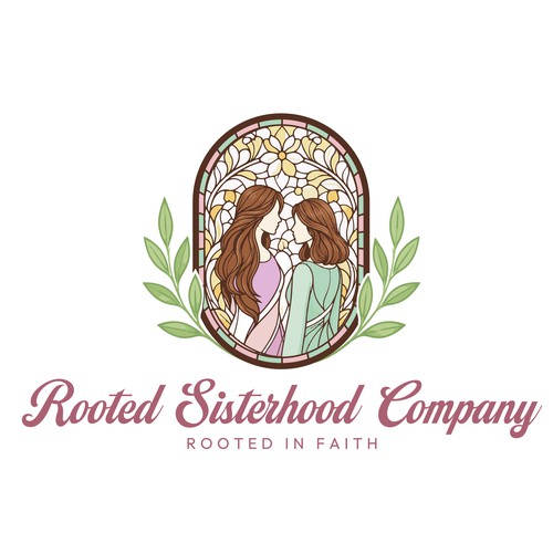 Faith-Based & Women's Ministry Logo Design | Rooted Sisterhood Company Branding   