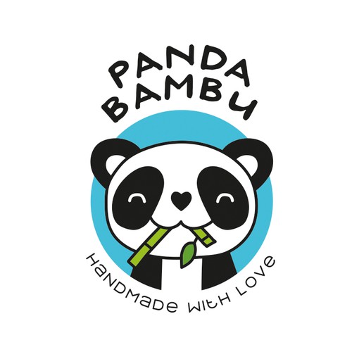 Panda vector illustration logo design