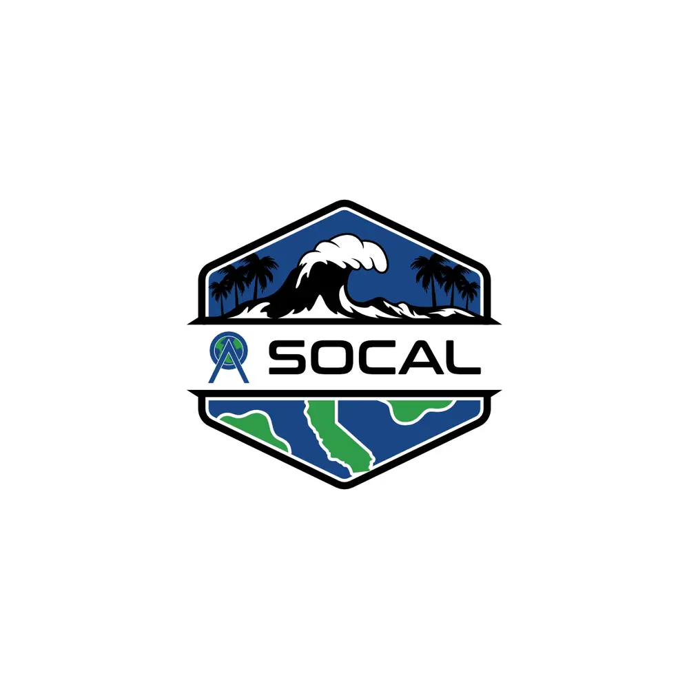 Design a Southern Ca vibe logo for an insurance company