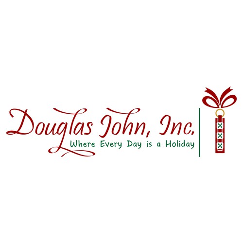Create a vibrant and Joyful updated vintage Christmas company illustration logo