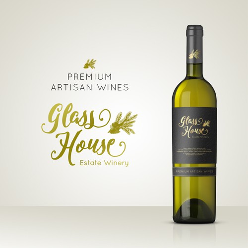 Beautiful Logo for Winery