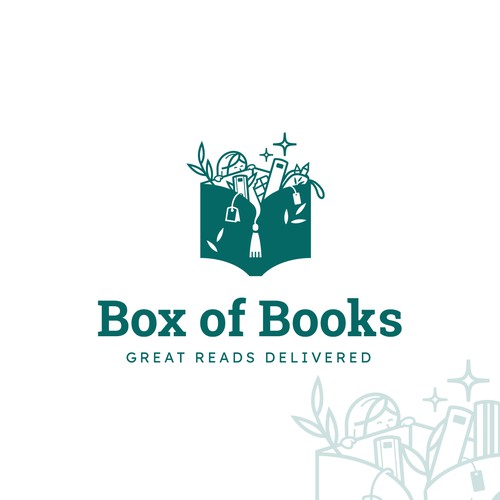 Box of Books Logo Design