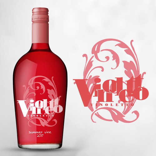 Vinoletto label design