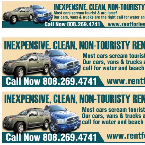 Maui Rental Car Company Needs Banner Ad for Active Lifestyle Travelers