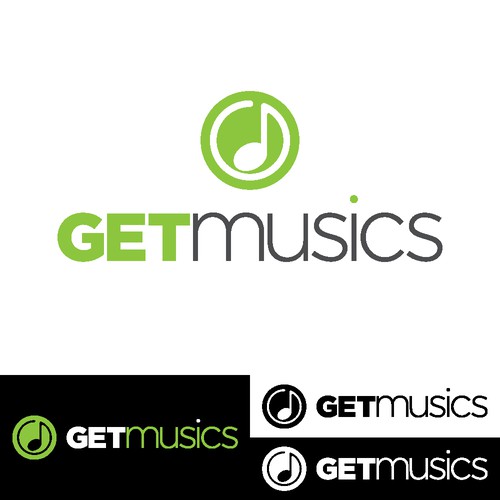 Modern logo for music teaching service