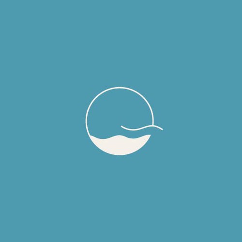 Minimal logo for a beach town in New England