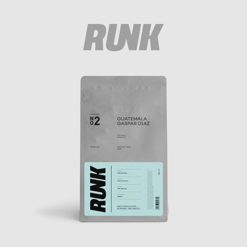 RUNK COFFEE PACK DESIGN