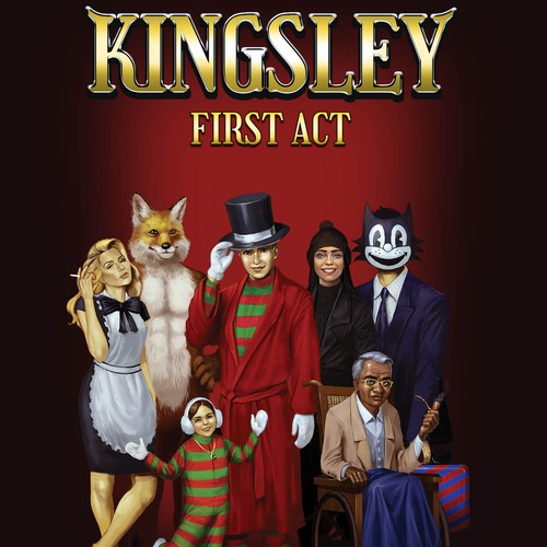 Kingsley: First Act (Character-Focused, Movie Poster Style)