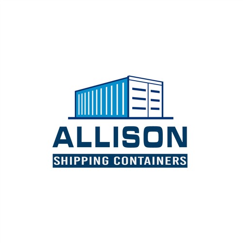 Logo concept for shipping containers company.