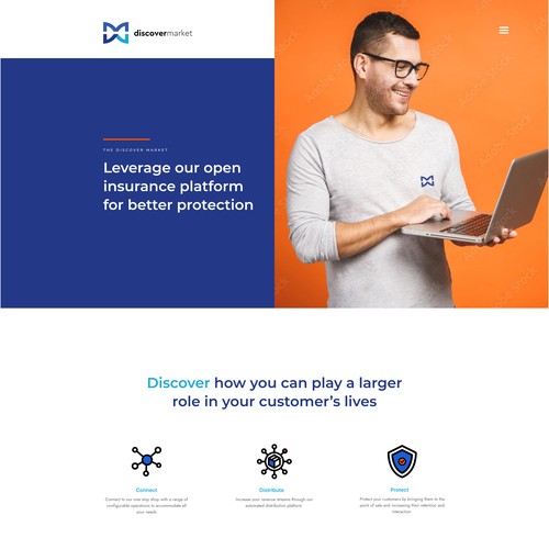 Landing Page Discovermarket